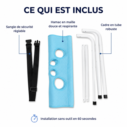 Chaisse de toilettage pour animaux